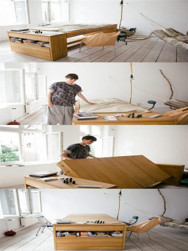 101 Nhà nhỏ và những mẫu giường siêu tiết kiệm không gian 