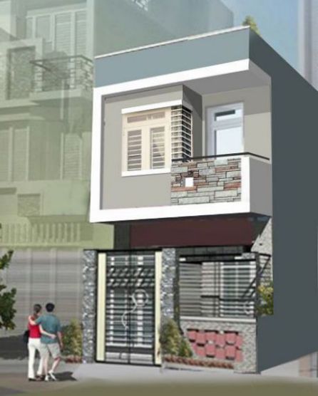 Xây dựng thiết kế các mẫu nhà 1 trệt 1 lầu 5×14 đẹp 1 thiet ke mau nha 1 tret 1 lau 5x14 hien dai co san thuong 2 Kiến trúc mẫu nhà 1 trệt 1 lầu 5×14 theo xu hướng