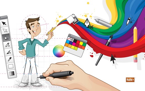 artistic web design Bí quyết sử dụng màu sắc thông minh trong tiếp thị