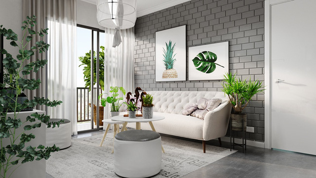 Thiết kế khong gian nhà chỉ sử dụng 2 màu trắng xám nhưng căn hộ này chẳng chê được điểm nào photo 0 1484296369916 Thiết kế khong gian nhà chỉ sử dụng 2 màu trắng xám nhưng căn hộ này chẳng chê được điểm nào